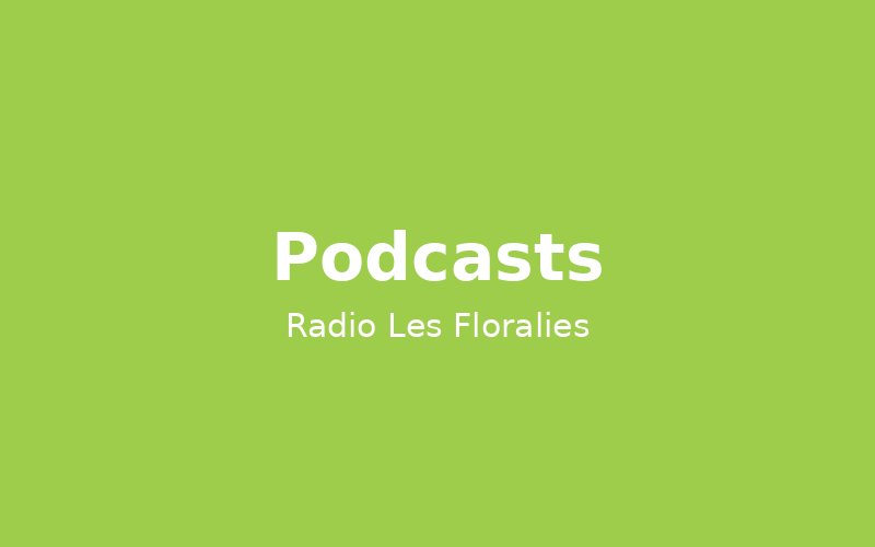 Un podcast à découvrir